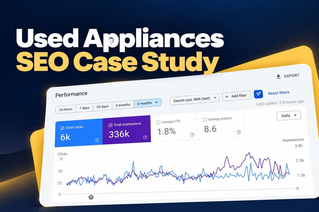 Used Appliances SEO